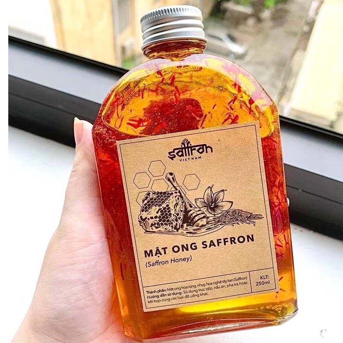 Saffron ngâm mật ong - Lọ 250ml - Siêu Thị Saffron