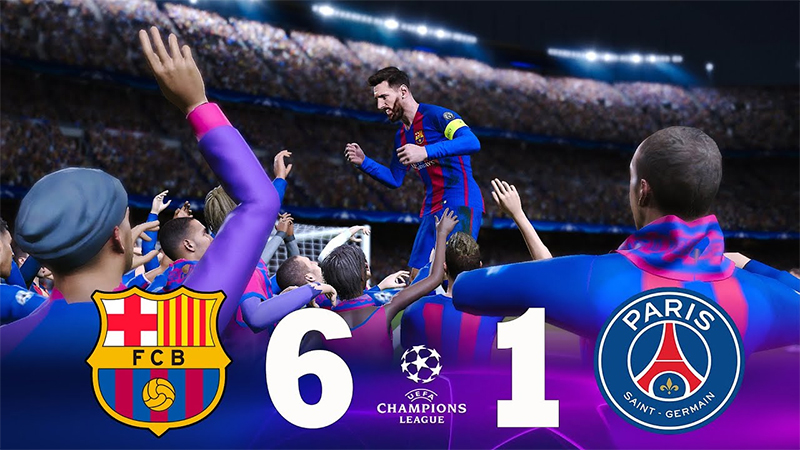 Barcelona 6-1 PSG (Champions League 2016/17)