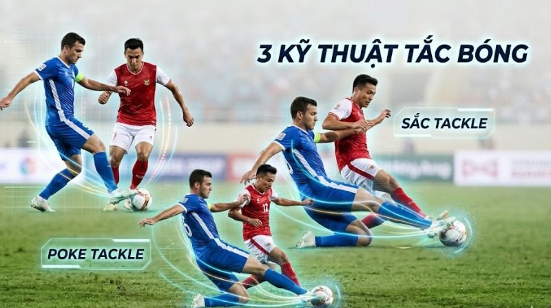 Các loại tắc bóng trong bóng đá