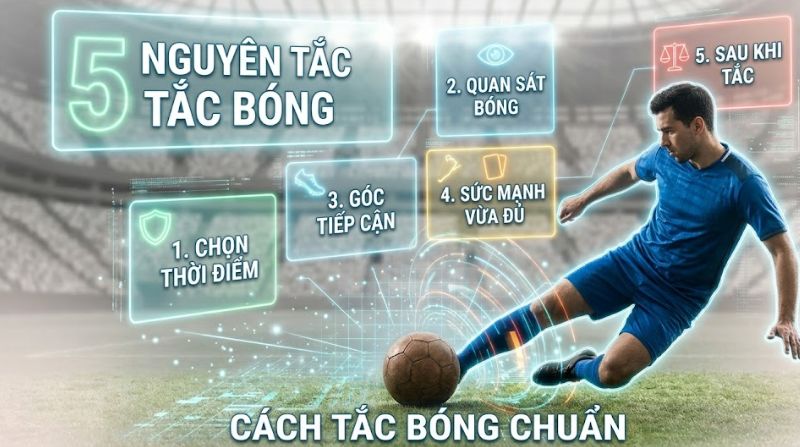 Hướng dẫn kỹ thuật tắc bóng chuẩn